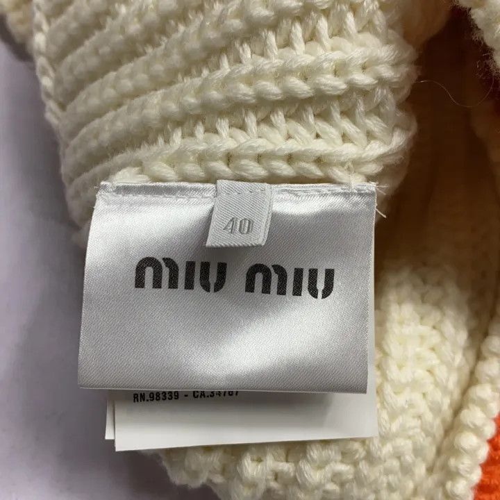 Miu Miu Miu Miu Color Block Knit Zip Sweater 0079 Size M / US 6-8 / IT 42-44 - 3 Thumbnail