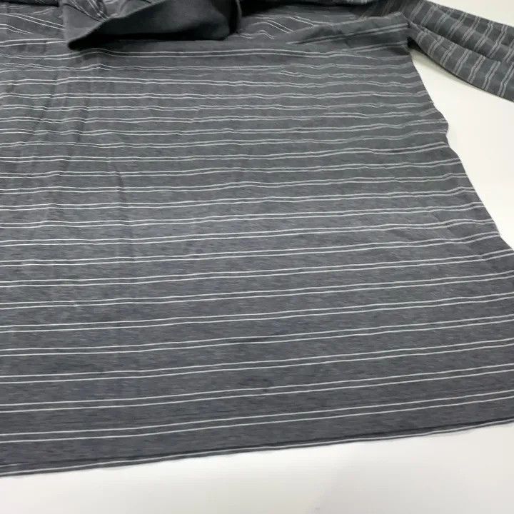 Miu Miu Miu Miu Striped Long Sleeve Polo Shirt 0079 Size L / US 10 / IT 46 - 11 Thumbnail
