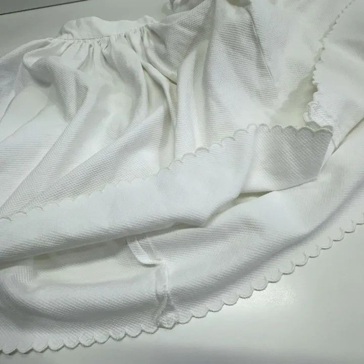 Miu Miu Miu Miu Chic White Pleated Skirt 0079 Size 36" / US 14 / IT 50 - 7 Thumbnail