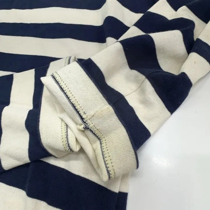 Miu Miu Miu Miu Striped Long Sleeve T-Shirt with Lace 0079 Size S / US 4 / IT 40 - 8 Thumbnail
