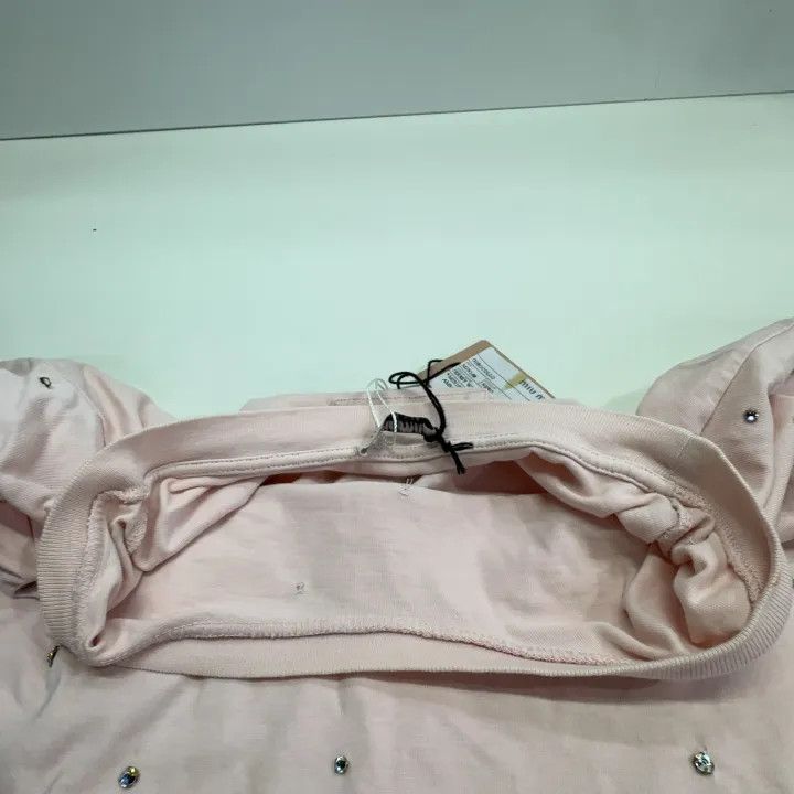 Miu Miu Miu Miu SS23 Pink Studded Short Sleeve T-Shirt 0079 Size M / US 6-8 / IT 42-44 - 8 Thumbnail