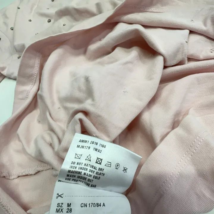 Miu Miu Miu Miu SS23 Pink Studded Short Sleeve T-Shirt 0079 Size M / US 6-8 / IT 42-44 - 6 Thumbnail