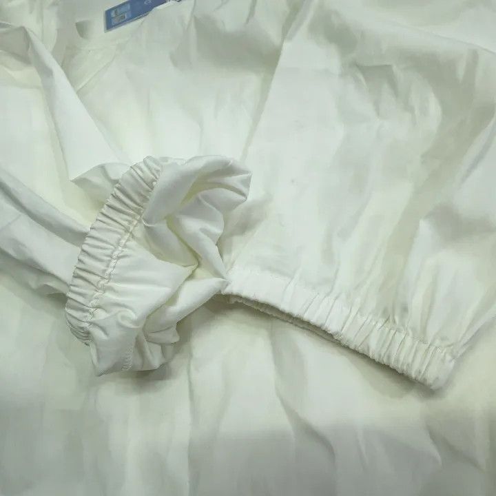 Miu Miu Miu Miu White Short Puff Sleeve Shirt 0079 Size M / US 6-8 / IT 42-44 - 14 Thumbnail