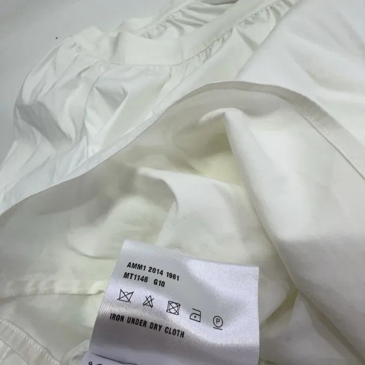 Miu Miu Miu Miu White Short Puff Sleeve Shirt 0079 Size M / US 6-8 / IT 42-44 - 5 Thumbnail