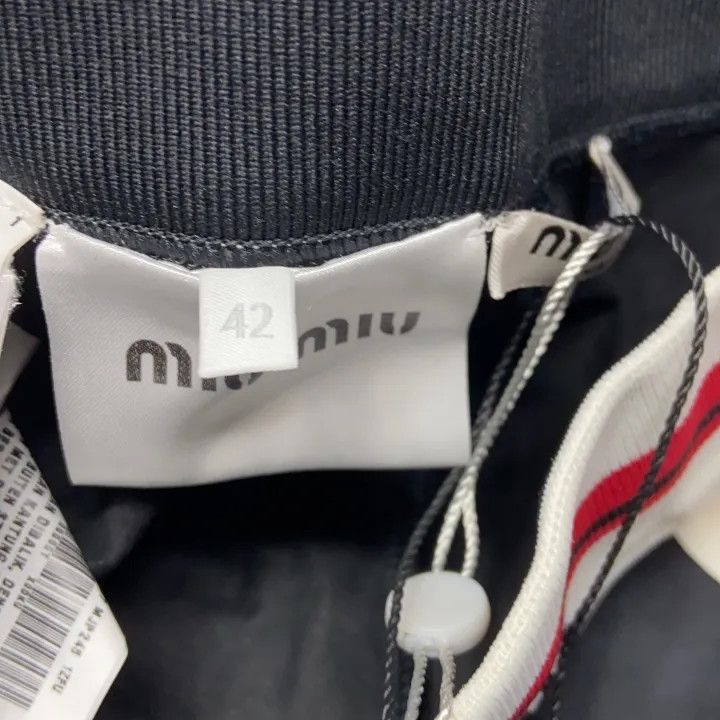 Miu Miu Miu Miu Black Logo Knit Sports Pants 0079 Size 42" / US 20 - 4 Thumbnail