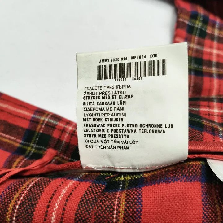 Miu Miu Miu Miu Plaid Cotton-Linen Crossback Skirt 0079 Size 40" / US 18 - 5 Thumbnail