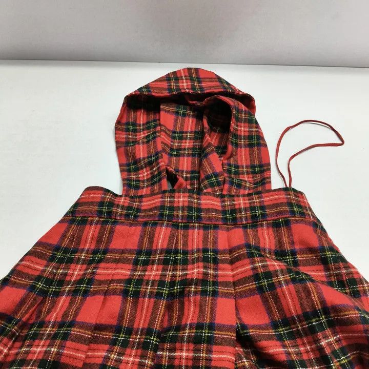 Miu Miu Miu Miu Plaid Cotton-Linen Crossback Skirt 0079 Size 40" / US 18 - 7 Thumbnail