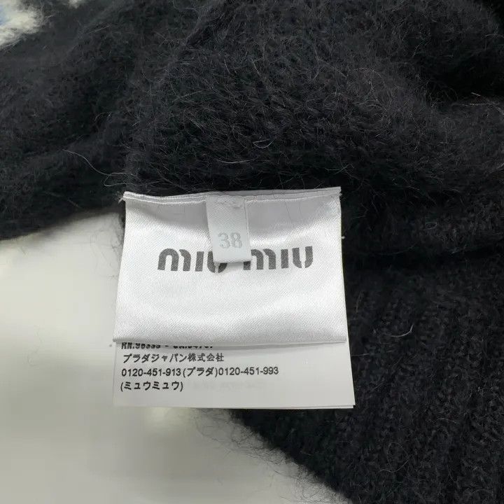 Miu Miu Miu Miu Floral Knit Sweater for Women 0079 Size M / US 6-8 / IT 42-44 - 4 Thumbnail