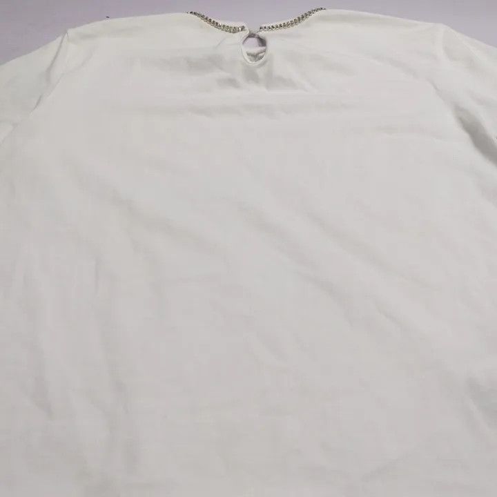 Miu Miu Miu Miu Short Sleeve T-Shirt with Rhinestones 0079 Size XS / US 0-2 / IT 36-38 - 8 Thumbnail