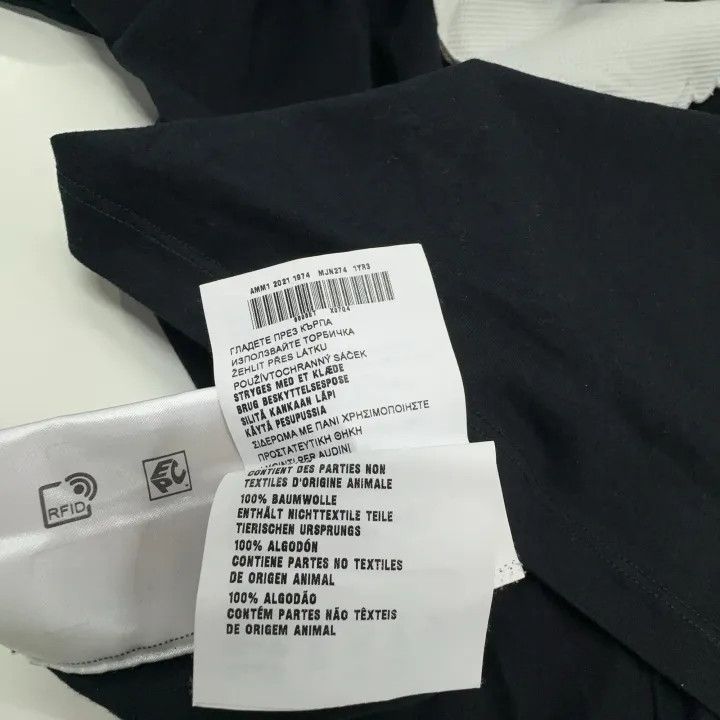 Miu Miu Miu Miu Colorblock Logo Peter Pan Collar T-Shirt 0079 Size XS / US 0-2 / IT 36-38 - 5 Thumbnail