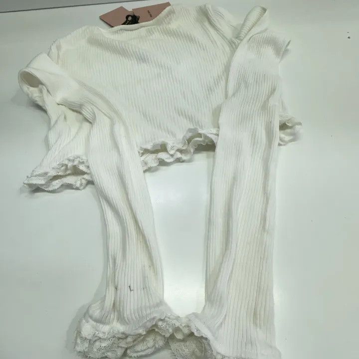 Miu Miu Miu Miu Logo Embroidery Long Sleeve Shirt 0079 Size S / US 4 / IT 40 - 12 Thumbnail