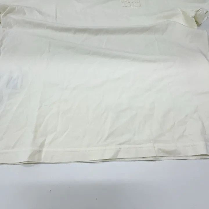 Miu Miu Miu Miu White Loose Fit T-Shirt for Women 0079 Size L / US 10 / IT 46 - 11 Thumbnail