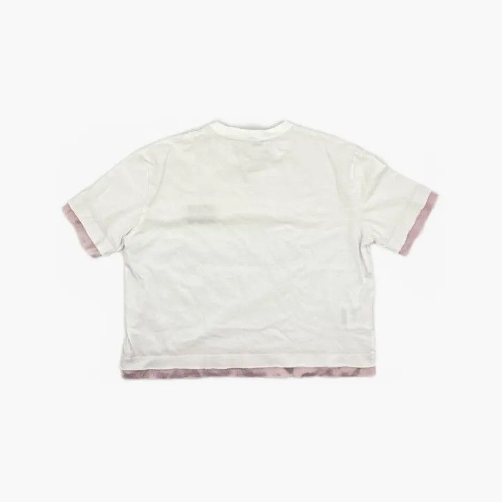 Miu Miu Miu Miu Color Block Logo Embroidery T-Shirt 0079 Size S / US 4 / IT 40 - 3 Thumbnail