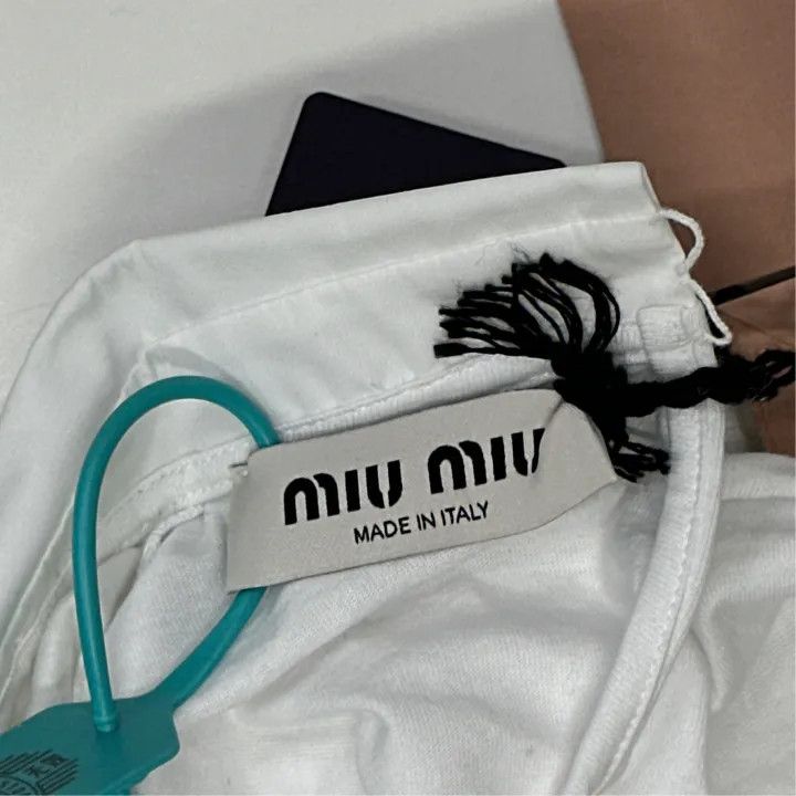 Miu Miu Miu Miu Short Sleeve Collared Top 0079 Size M / US 6-8 / IT 42-44 - 3 Thumbnail