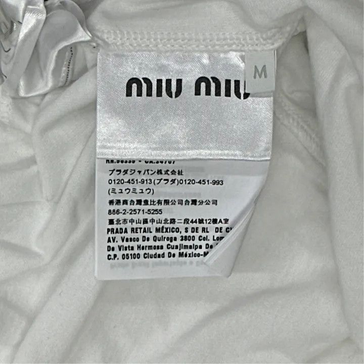 Miu Miu Miu Miu Short Sleeve Collared Top 0079 Size M / US 6-8 / IT 42-44 - 4 Thumbnail