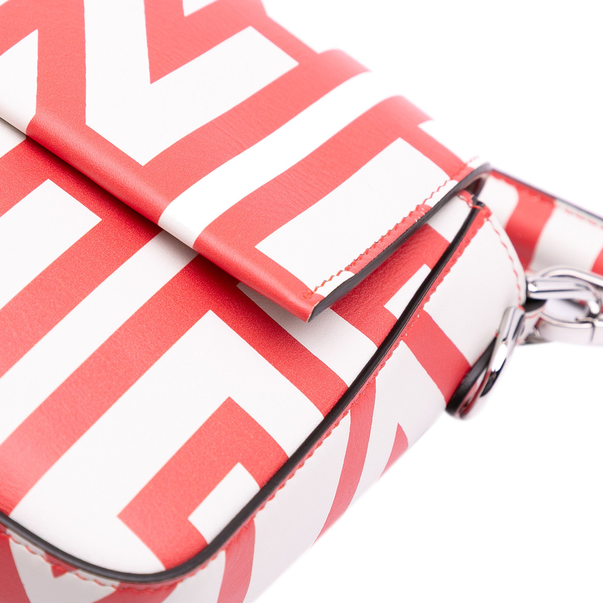 Fendi Fendi Marc Jacobs Nappa Vitello King Logo Print Phone Baguette Satchel Size ONE SIZE - 7 Thumbnail
