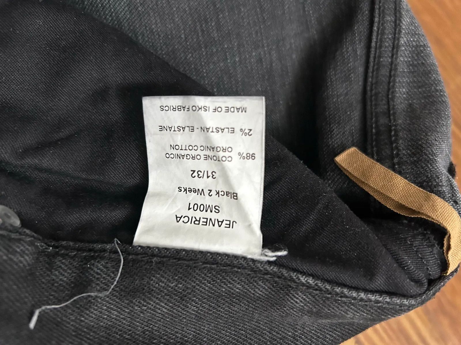 JEANERICA JEANERICA JEANERICA Tapered Black 2 Weeks Jeans Size US 31 - 5 Thumbnail