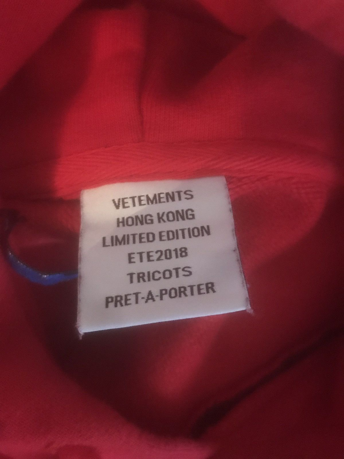 Tommy Hilfiger × Vetements Tommy Hilfiger X Vetements Hoodie Hong Kong Limited Edition Size US L / EU 52-54 / 3 - 2 Thumbnail