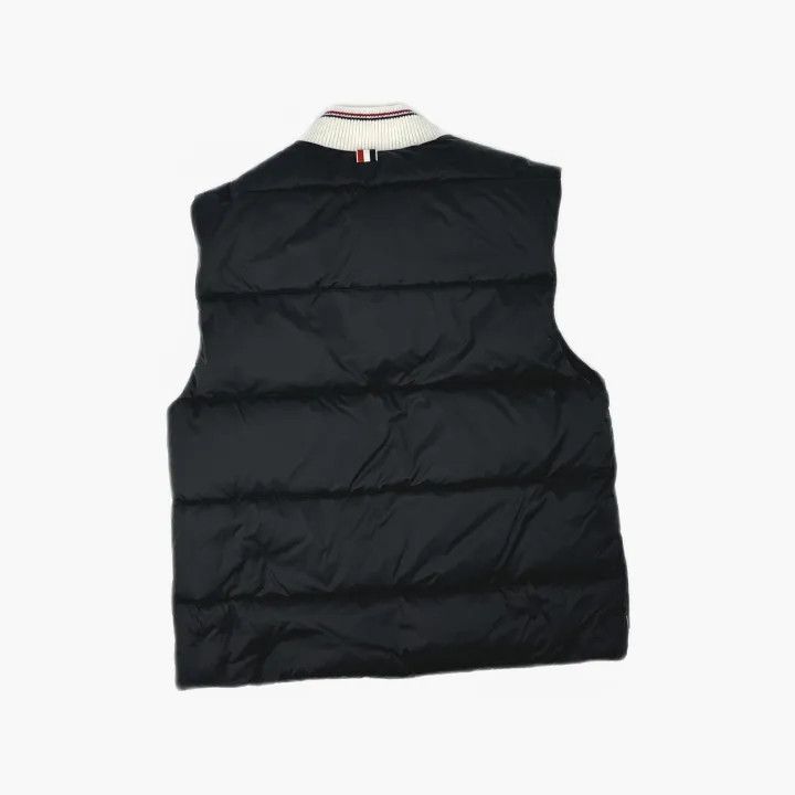 Thom Browne Thom Browne Black Striped Vest for Men 0079 Size US S / EU 44-46 / 1 - 3 Thumbnail