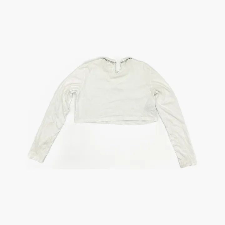 Miu Miu Miu Miu SS21 Embroidered Cotton Long Sleeve Tee 0079 Size L / US 10 / IT 46 - 3 Thumbnail