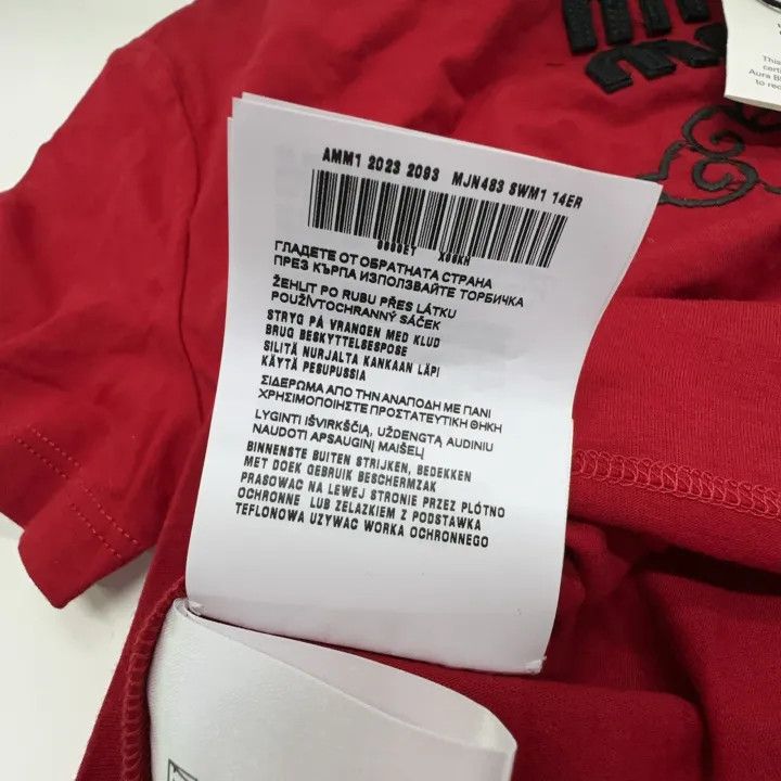 Miu Miu Miu Miu Cloud Embroidered Red Short Sleeve Tee 0079 Size XS / US 0-2 / IT 36-38 - 6 Thumbnail