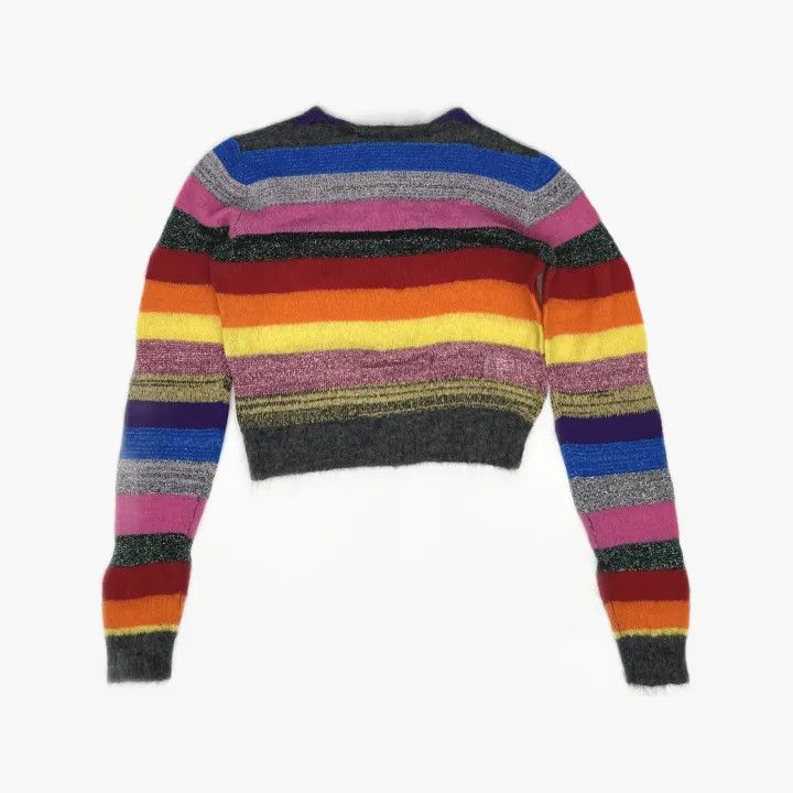 Miu Miu Miu Miu Rainbow Striped Knit Sweater for Women 0079 Size S / US 4 / IT 40 - 3 Thumbnail
