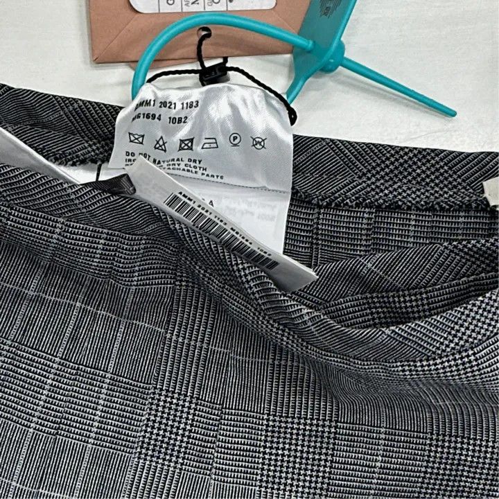 Miu Miu Miu Miu FW21 Check Pleated Skirt 0079 Size 40" / US 18 - 3 Thumbnail