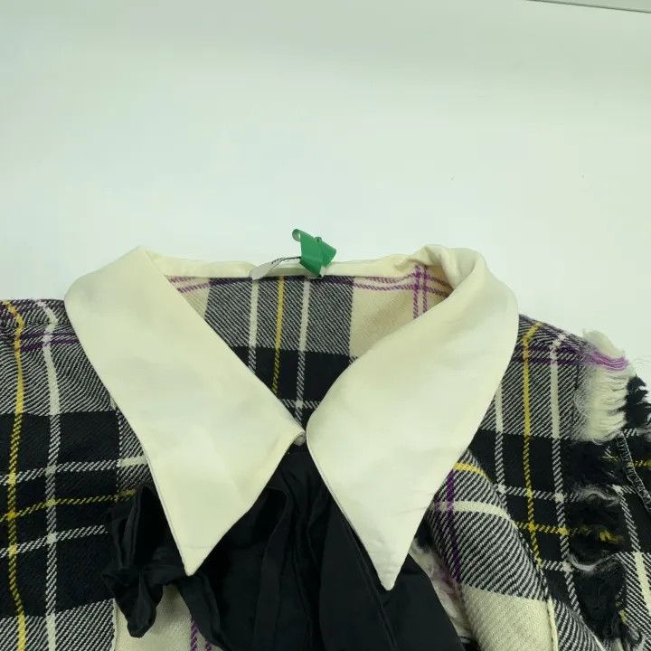 Miu Miu Miu Miu Plaid Sleeveless Dress with Bow 0079 Size S / US 4 / IT 40 - 6 Thumbnail