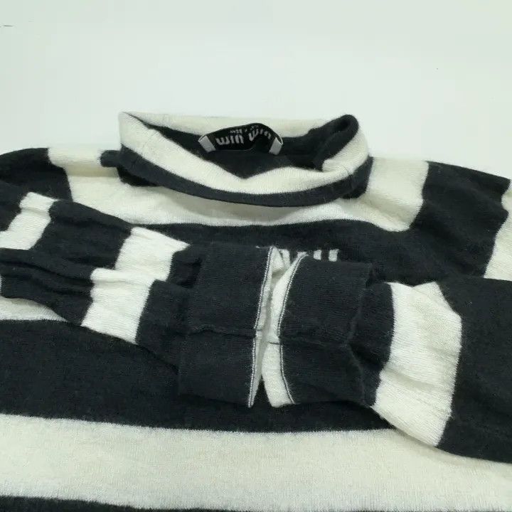 Miu Miu Miu Miu Striped Long Sleeve Sweater for Women 0079 Size M / US 6-8 / IT 42-44 - 9 Thumbnail