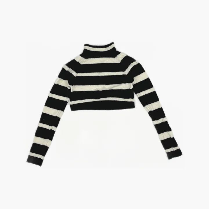 Miu Miu Miu Miu Striped Long Sleeve Sweater for Women 0079 Size M / US 6-8 / IT 42-44 - 3 Thumbnail