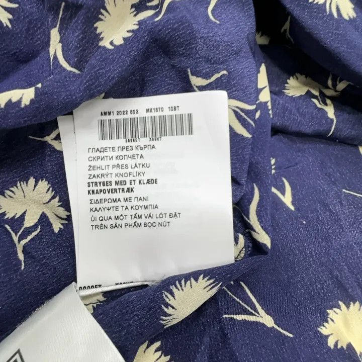 Miu Miu Miu Miu Floral Print Short Sleeve Shirt 0079 Size L / US 10 / IT 46 - 4 Thumbnail
