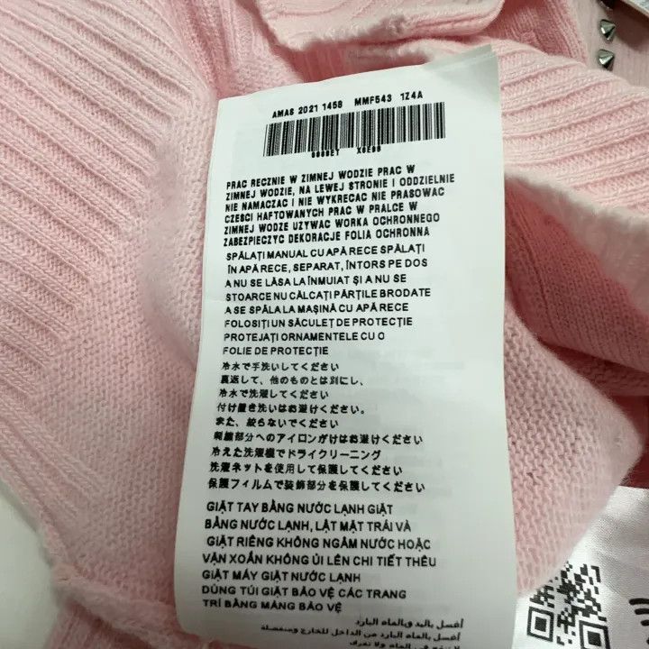 Miu Miu Miu Miu Pink Long Sleeve Wool Knit Sweater 0079 Size M / US 6-8 / IT 42-44 - 7 Thumbnail