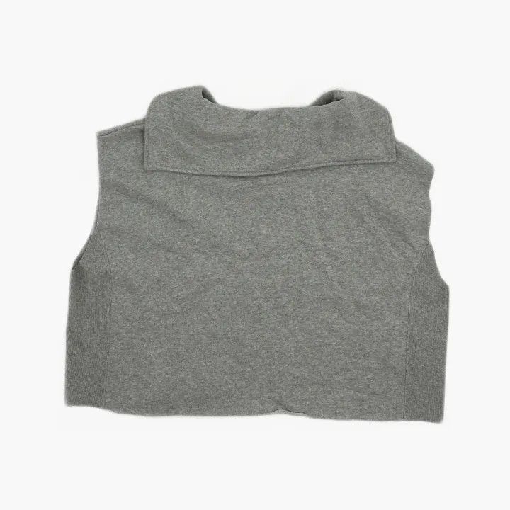 Miu Miu Miu Miu Gray Sleeveless Hoodie for Women 0079 Size L / US 10 / IT 46 - 3 Thumbnail
