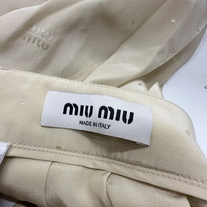 Miu Miu Miu Miu Pleated Casual Short Skirt for Women 0079 Size 36" / US 14 / IT 50 - 4 Thumbnail