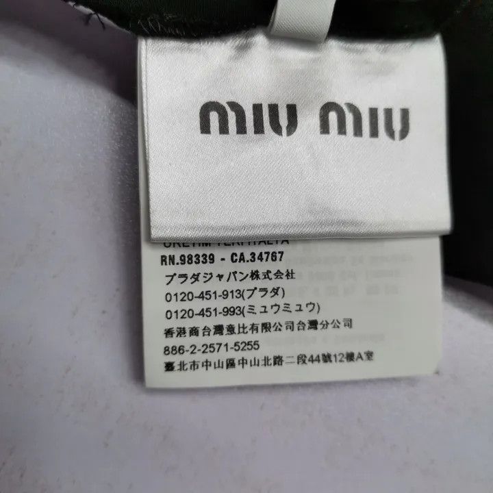 Miu Miu Miu Miu Black Long Sleeve Bow Blouse 0079 Size L / US 10 / IT 46 - 5 Thumbnail