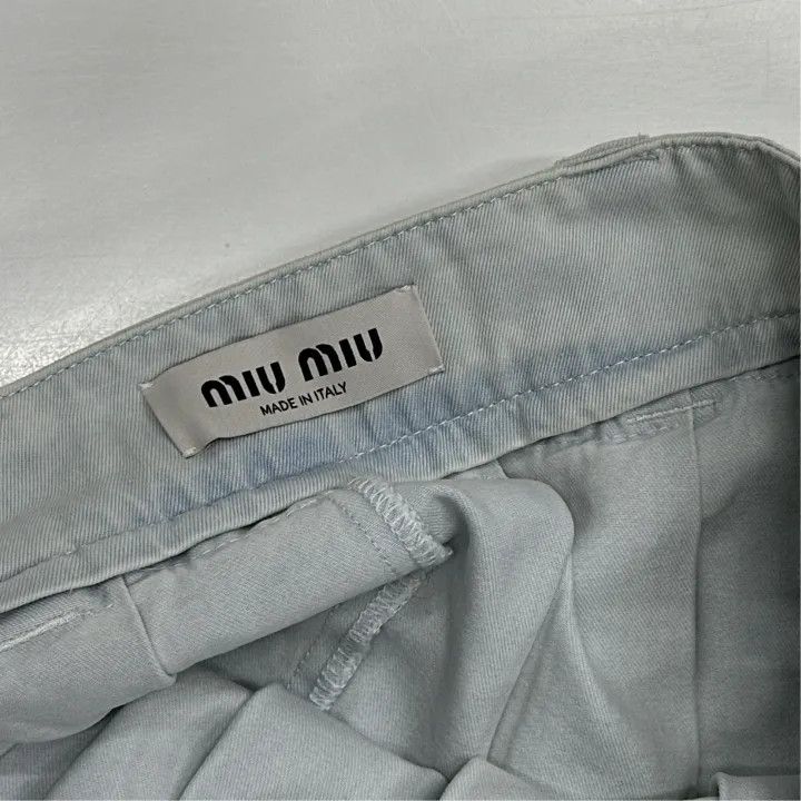 Miu Miu Miu Miu Pleated Low Waist Casual Skirt 0079 Size 40" / US 18 - 5 Thumbnail