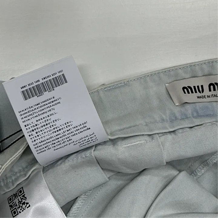 Miu Miu Miu Miu Pleated Low Waist Casual Skirt 0079 Size 40" / US 18 - 4 Thumbnail
