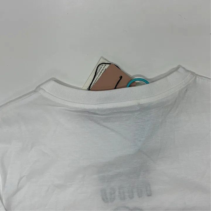 Miu Miu Miu Miu Logo Cloud Embroidery Short Sleeve Tee 0079 Size M / US 6-8 / IT 42-44 - 6 Thumbnail