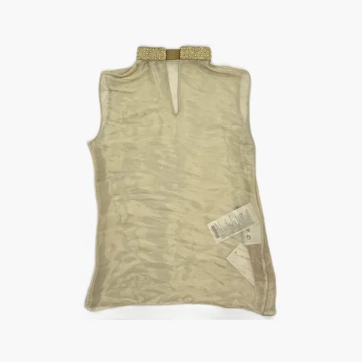 Miu Miu Miu Miu FW21 Sleeveless Chiffon Top for Women 0079 Size S / US 4 / IT 40 - 3 Thumbnail