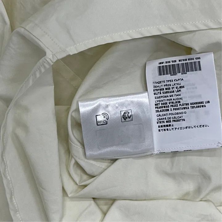 Miu Miu Miu Miu SS24 Logo Embroidered Long Sleeve Shirt 0079 Size S / US 4 / IT 40 - 4 Thumbnail
