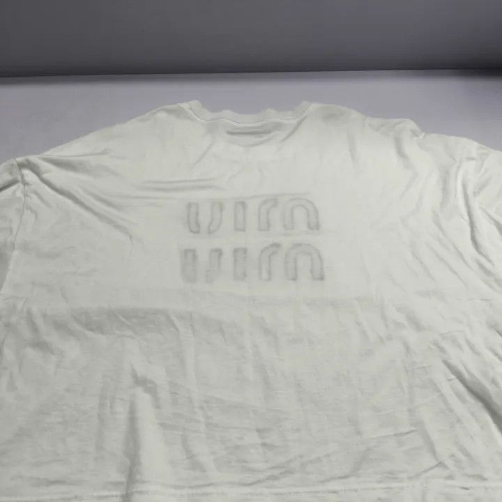 Miu Miu Miu Miu Logo Print Short Sleeve T-Shirt 0079 Size S / US 4 / IT 40 - 11 Thumbnail