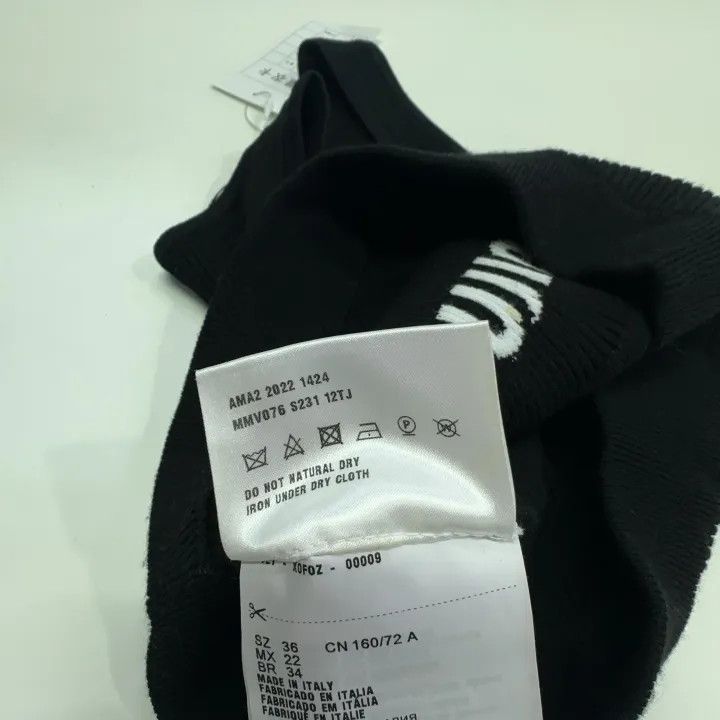 Miu Miu Miu Miu Black Logo Print Cropped Tank Top 0079 Size S / US 4 / IT 40 - 6 Thumbnail