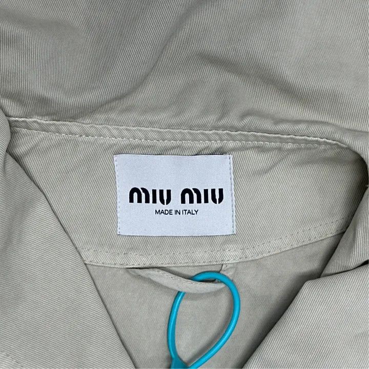 Miu Miu Miu Miu Gabardine Blouson Jacket 0079 Size M / US 6-8 / IT 42-44 - 2 Thumbnail