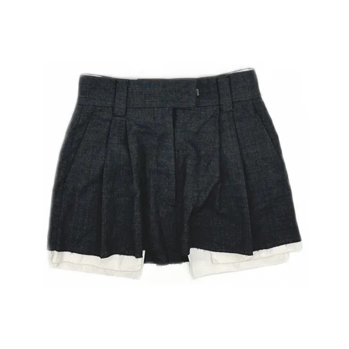 Miu Miu Miu Miu Mini A-Line Skirt in Slate Gray 0079 Size 36" / US 14 / IT 50 - 2 Thumbnail