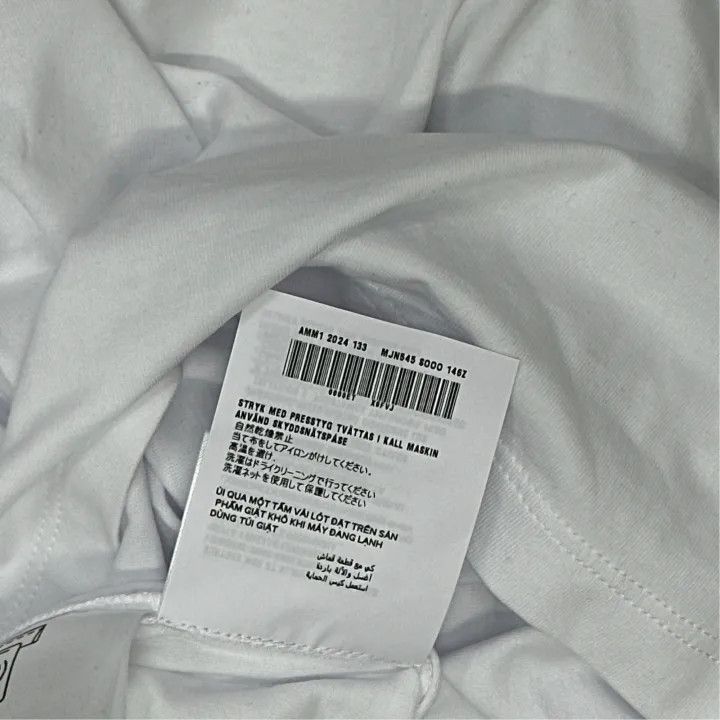 Miu Miu Miu Miu White Graphic Print Short Sleeve T-Shirt 0079 Size M / US 6-8 / IT 42-44 - 2 Thumbnail