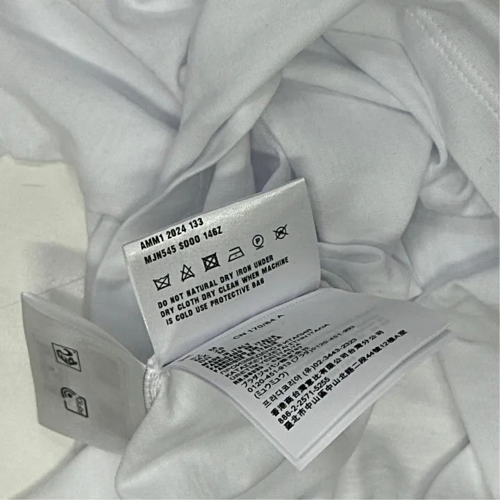 Miu Miu Miu Miu White Graphic Print Short Sleeve T-Shirt 0079 Size M / US 6-8 / IT 42-44 - 4 Thumbnail