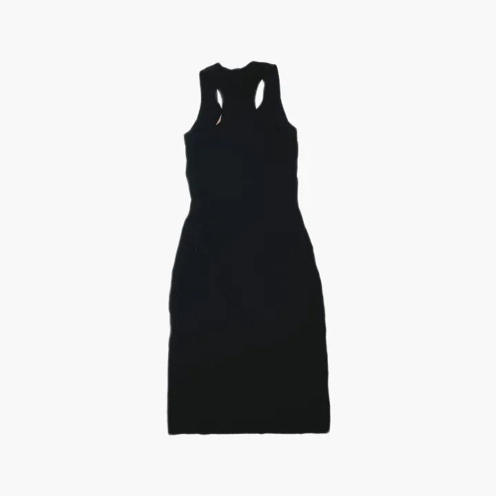Miu Miu Miu Miu Logo Cotton Sleeveless Dress for Women 0079 Size M / US 6-8 / IT 42-44 - 3 Thumbnail