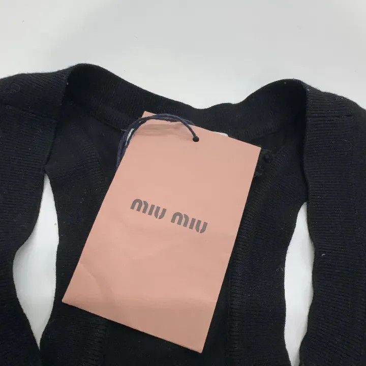 Miu Miu Miu Miu Logo Cotton Sleeveless Dress for Women 0079 Size M / US 6-8 / IT 42-44 - 7 Thumbnail