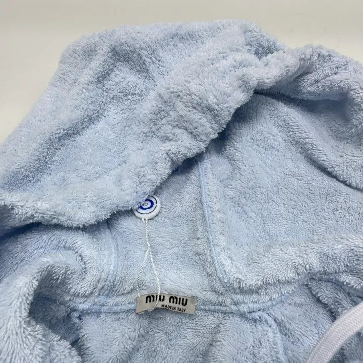 Miu Miu Miu Miu Logo Cropped Hooded Sweatshirt 0079 Size M / US 6-8 / IT 42-44 - 7 Thumbnail