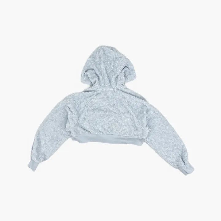 Miu Miu Miu Miu Logo Cropped Hooded Sweatshirt 0079 Size M / US 6-8 / IT 42-44 - 3 Thumbnail
